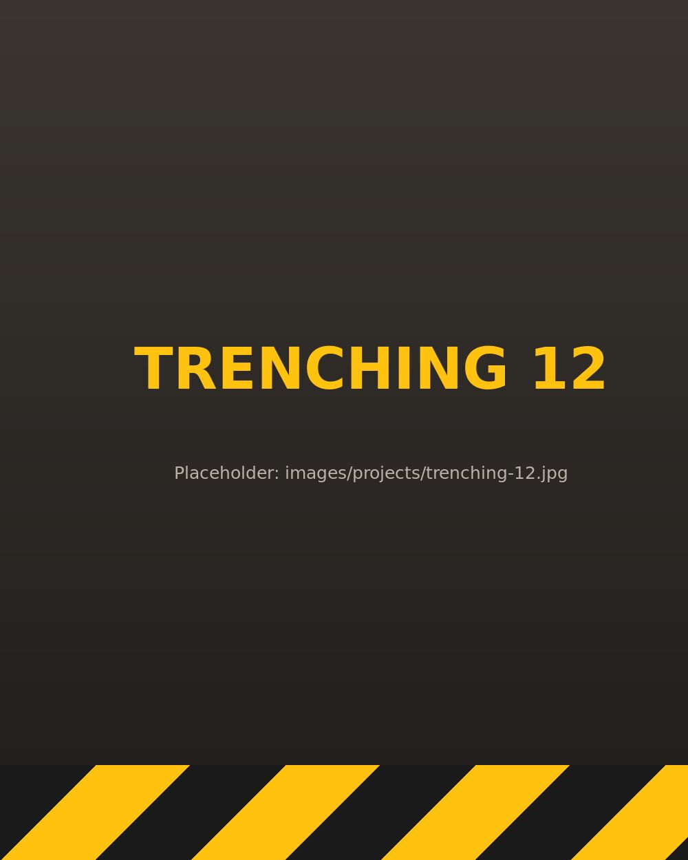 Trenching project, [city], FL