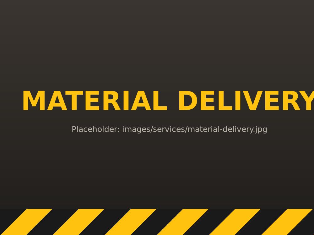 Mulch & Rock Delivery